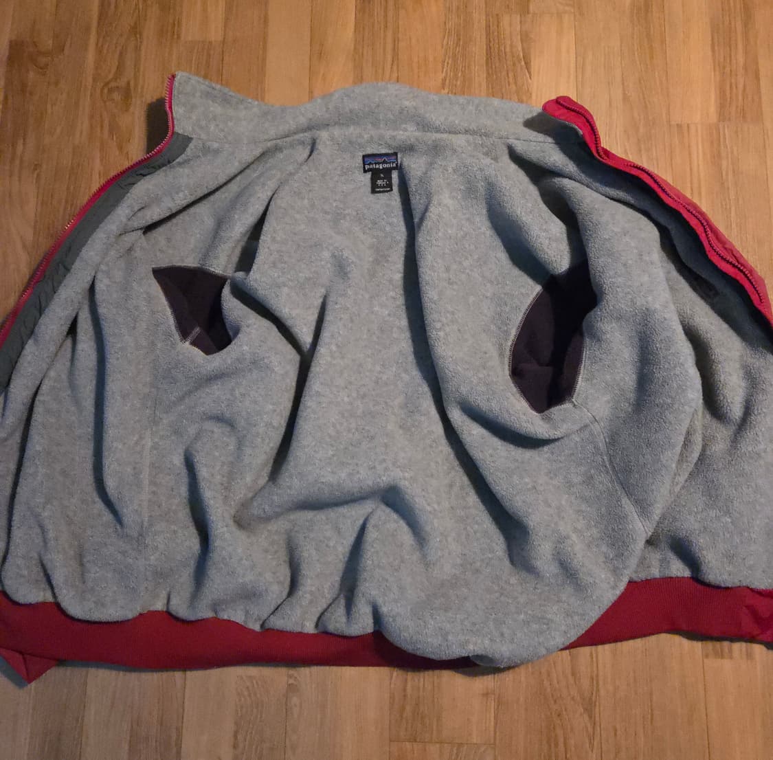 (XL)파타고니아 Usa Faded 신칠라 레드 쉘 봄버 자켓 상품이미지2