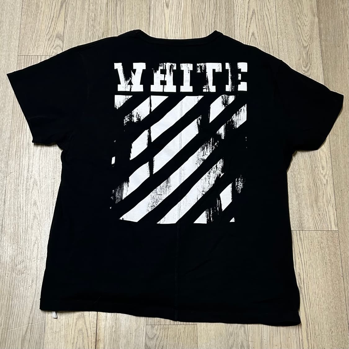 오프화이트 20ss 카라바조 오버핏 반팔 티셔츠 110-115 상품이미지2