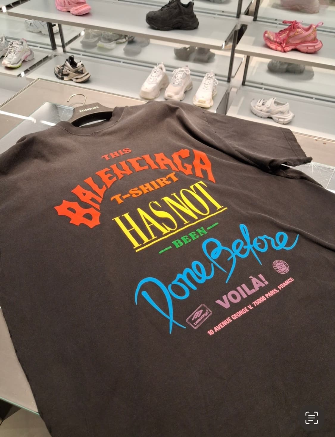 발렌시아가 낫 빈 던 반팔 새상품 3사이즈 상품이미지5