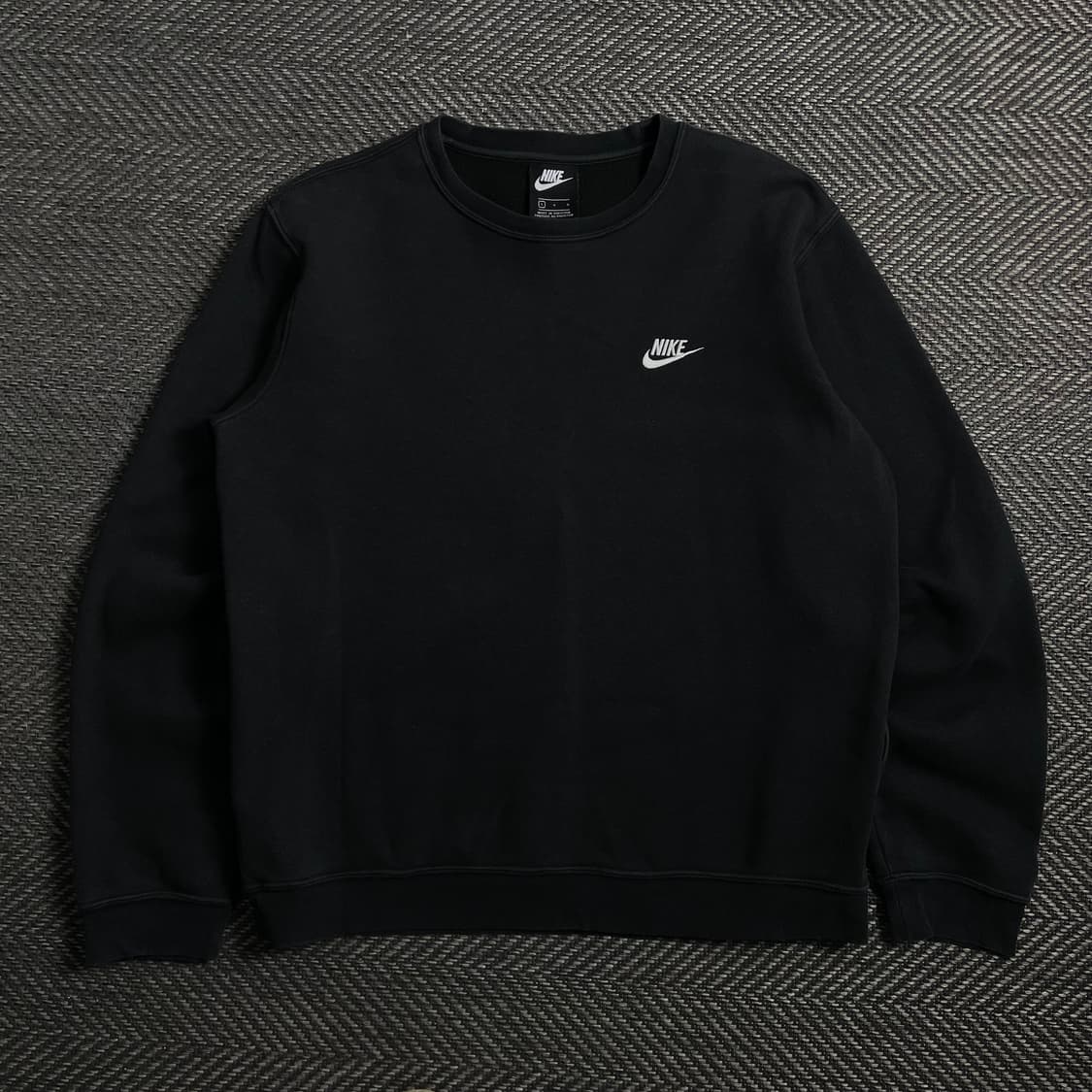 나이키 스우시 크루넥 스웻 맨투맨 블랙y 4424 상품이미지3