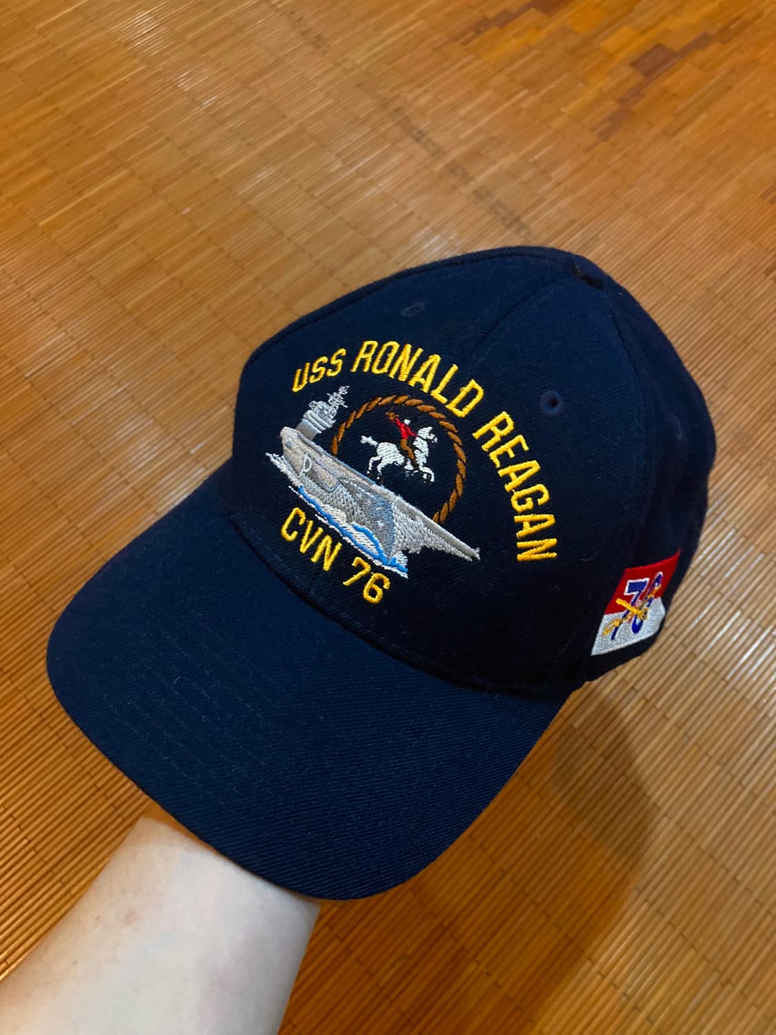 USA vtg 90‘s 네이비 캡 상품이미지1