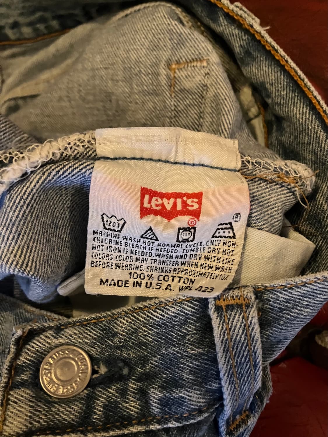 90s USA 빈티지 리바이스 501xx 데님 팬츠 상품이미지6