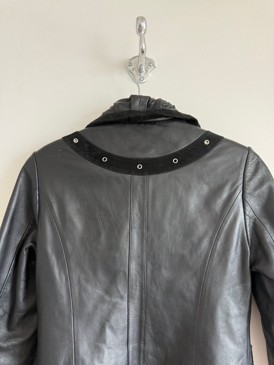 Pre owned 램스킨 레더 자켓 상품이미지6