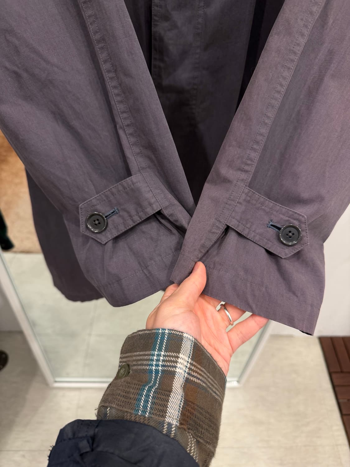 Sury and Rody 페이딩 트렌치 맥코트 (made Japan) 상품이미지4