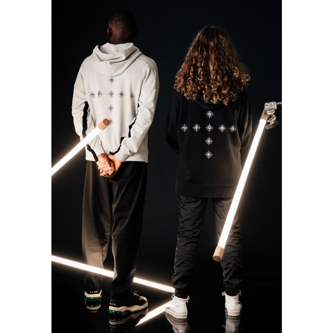 루드 x 푸마 타겟 벨벳 라인 후드티 (XL-XXL) 상품이미지3