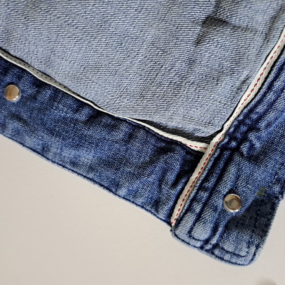 (새제품 택포) 코오롱시리즈 셀비지 데미지 트러커 자켓 B603 상품이미지7