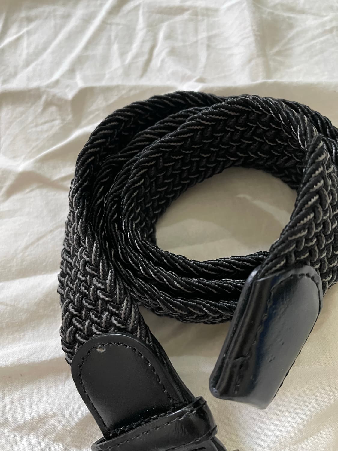 블랙 위빙 스트레치 벨트 상품이미지2