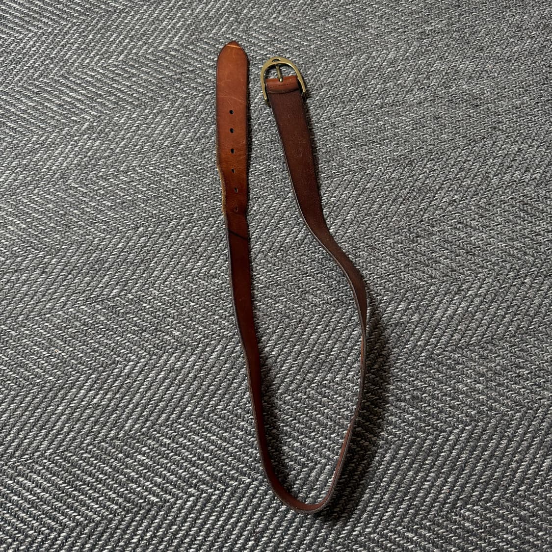 폴로 랄프로렌 브라운 가죽 벨트 상품이미지4