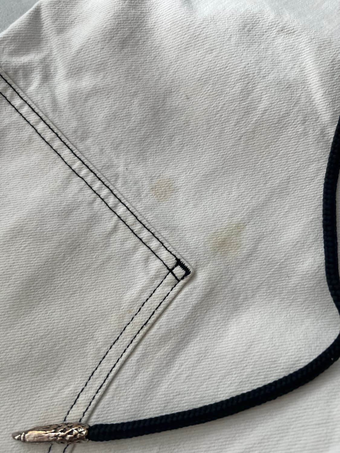 알렉산더왕 더블니 조거 팬츠 화이트 데님 M 상품이미지3