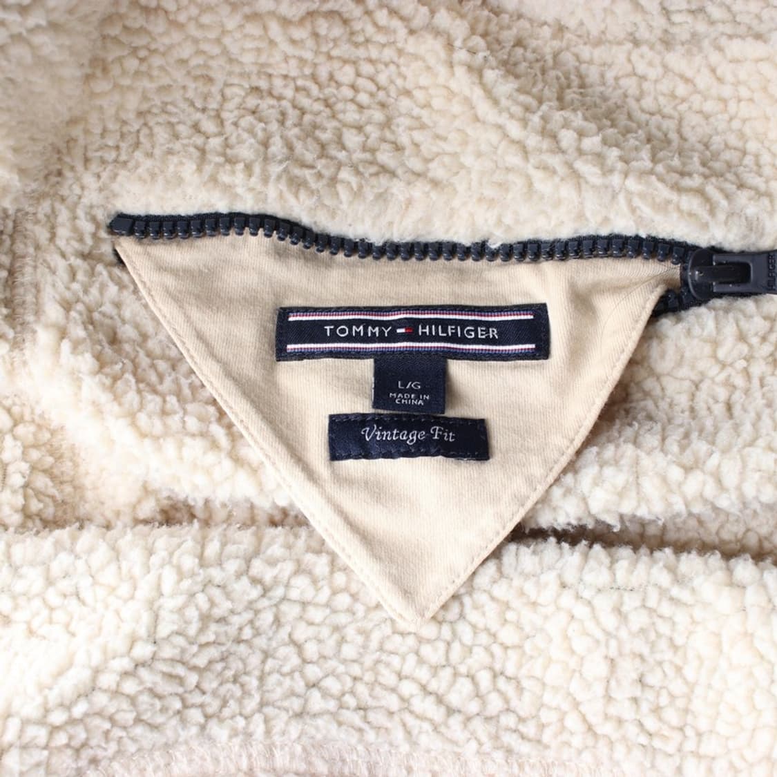 타미힐피거 리버시블 플리스 바시티 자켓 L 상품이미지7