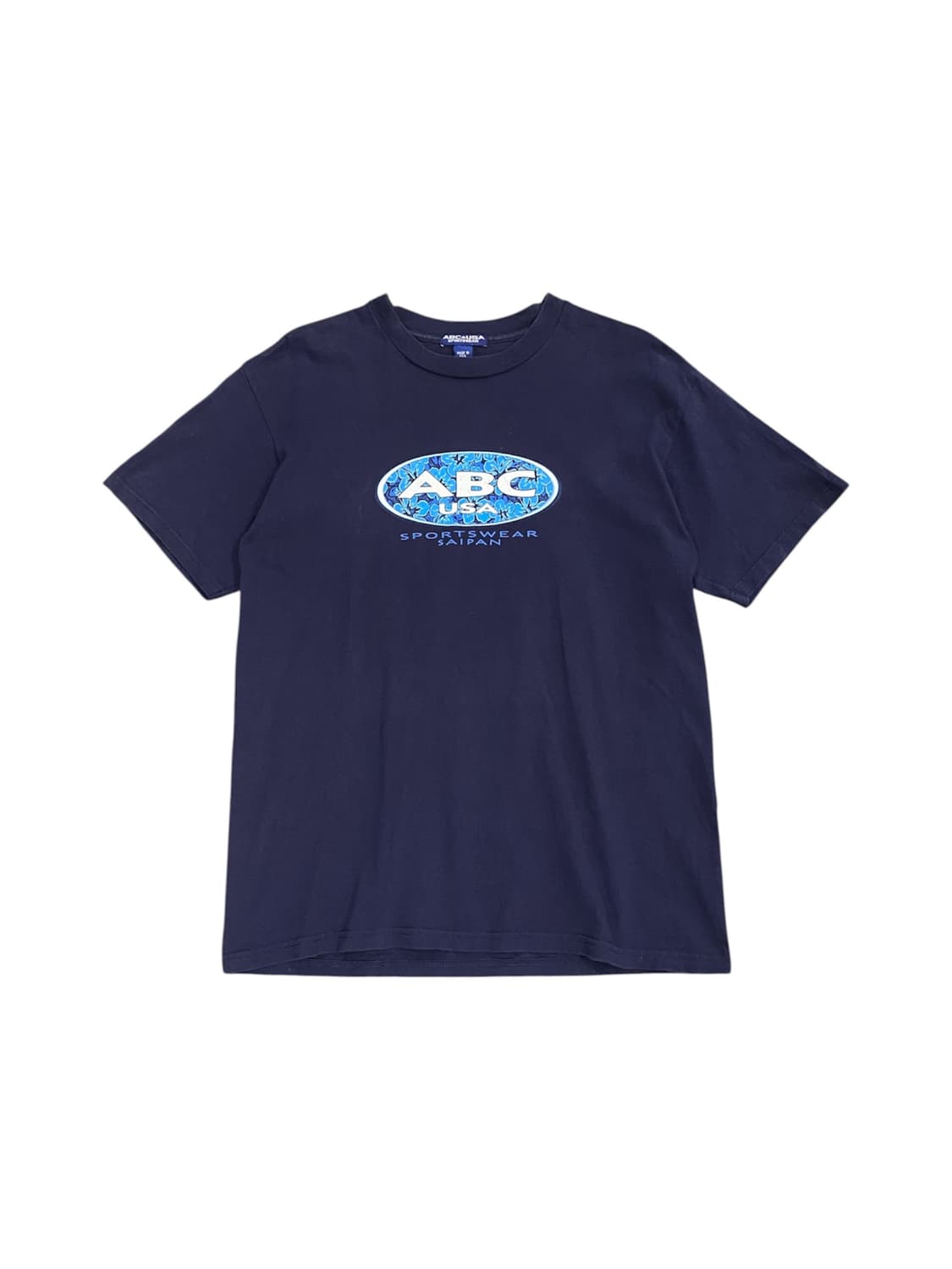 ABC USA 스포티 로고 심볼 프린팅 반발 티셔츠 상품이미지1