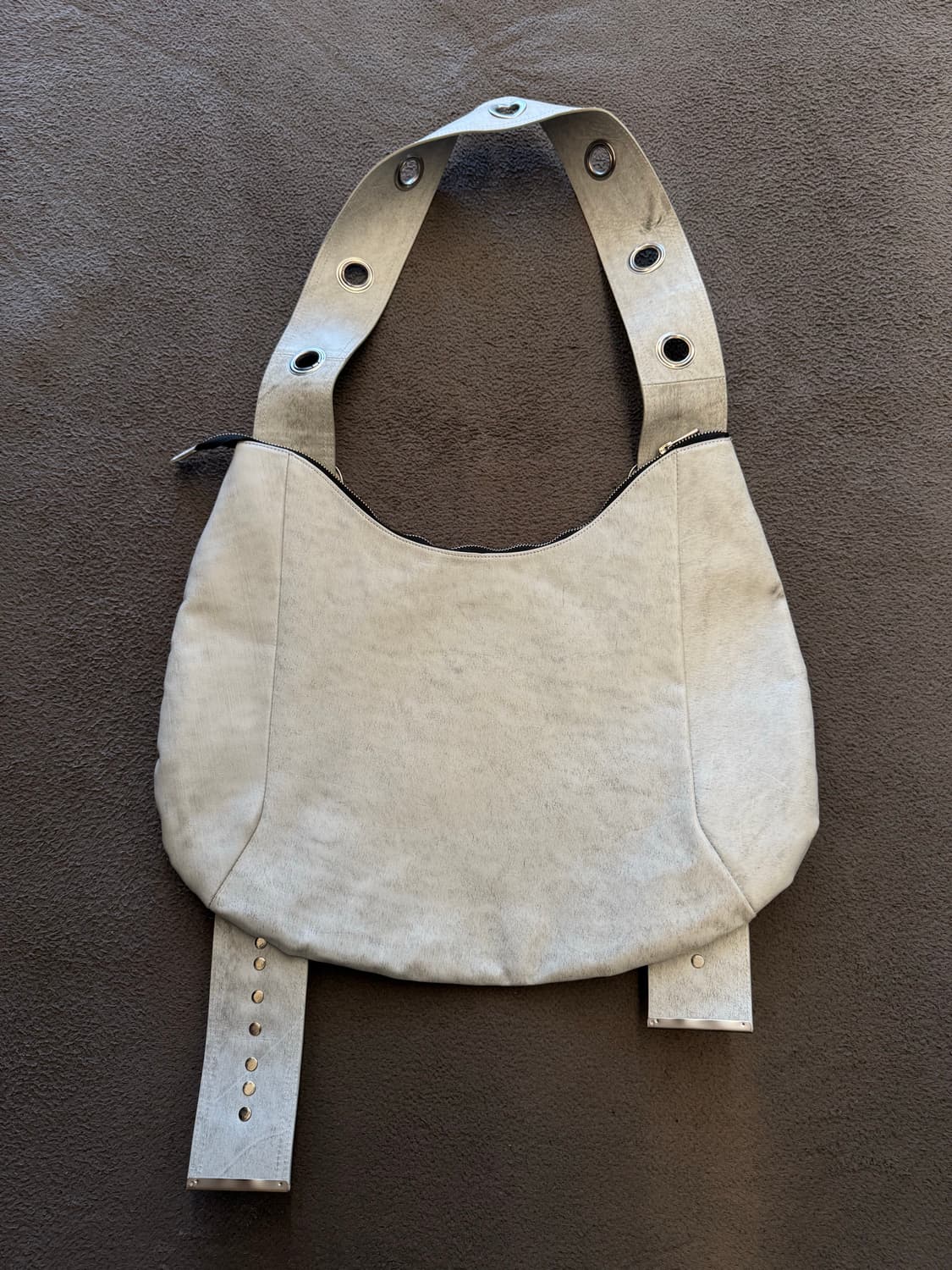 베이컨트 아카이브 벨라 와이드 더티 화이트 미시착 상품이미지3