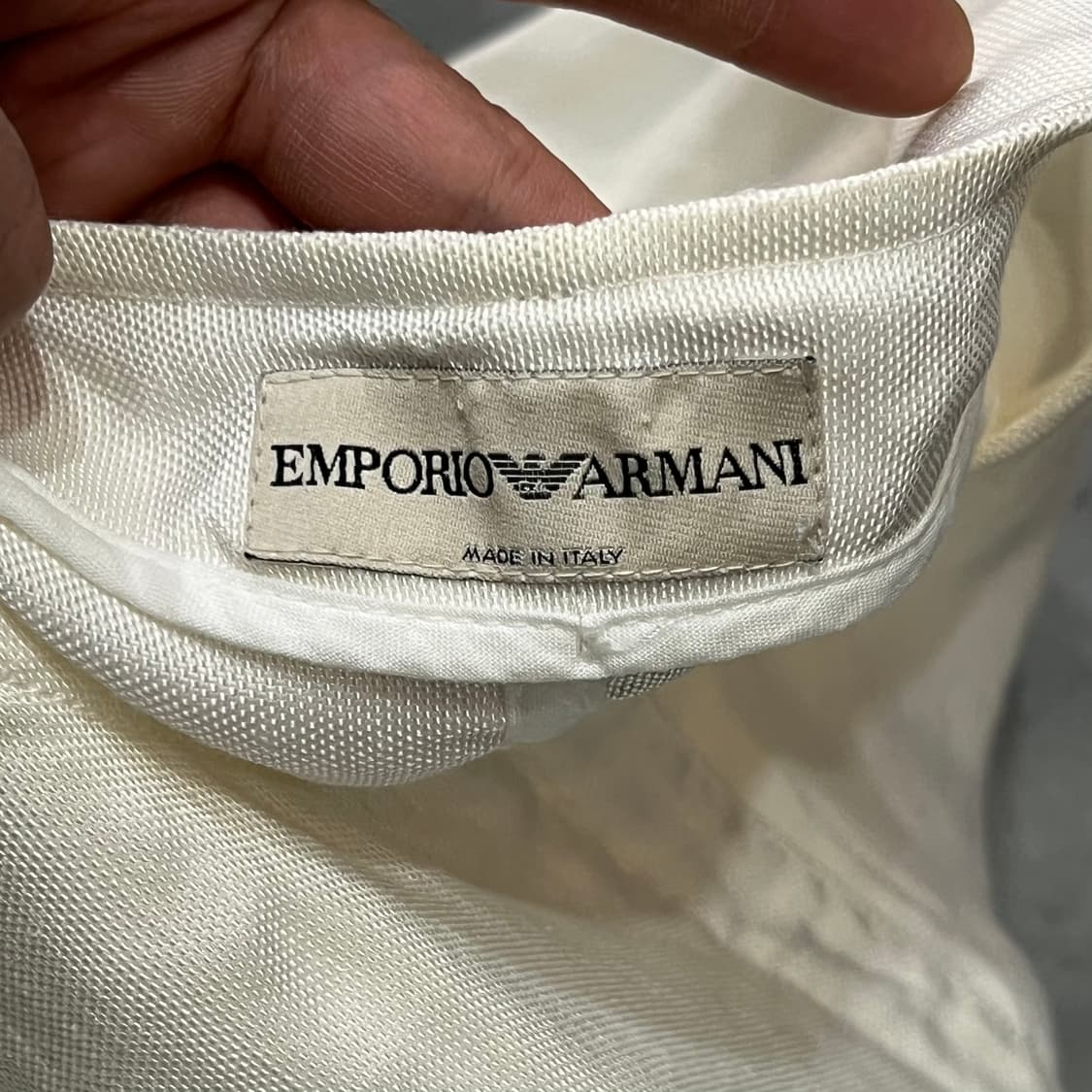  엠포리오아르마니 디테일 화이트 집업 자켓 y14777 상품이미지6