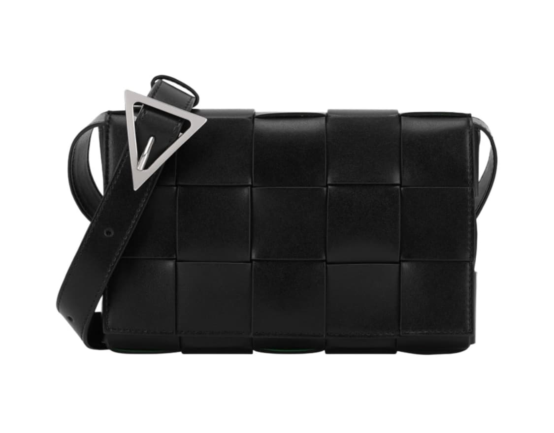 보테가베네타 레더 카세트백 블랙 패러킷 상품이미지5