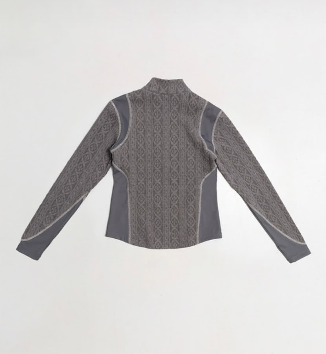 AIR CABLE KNIT HALF 2WAY ZIP UP JACKET-V 상품이미지2