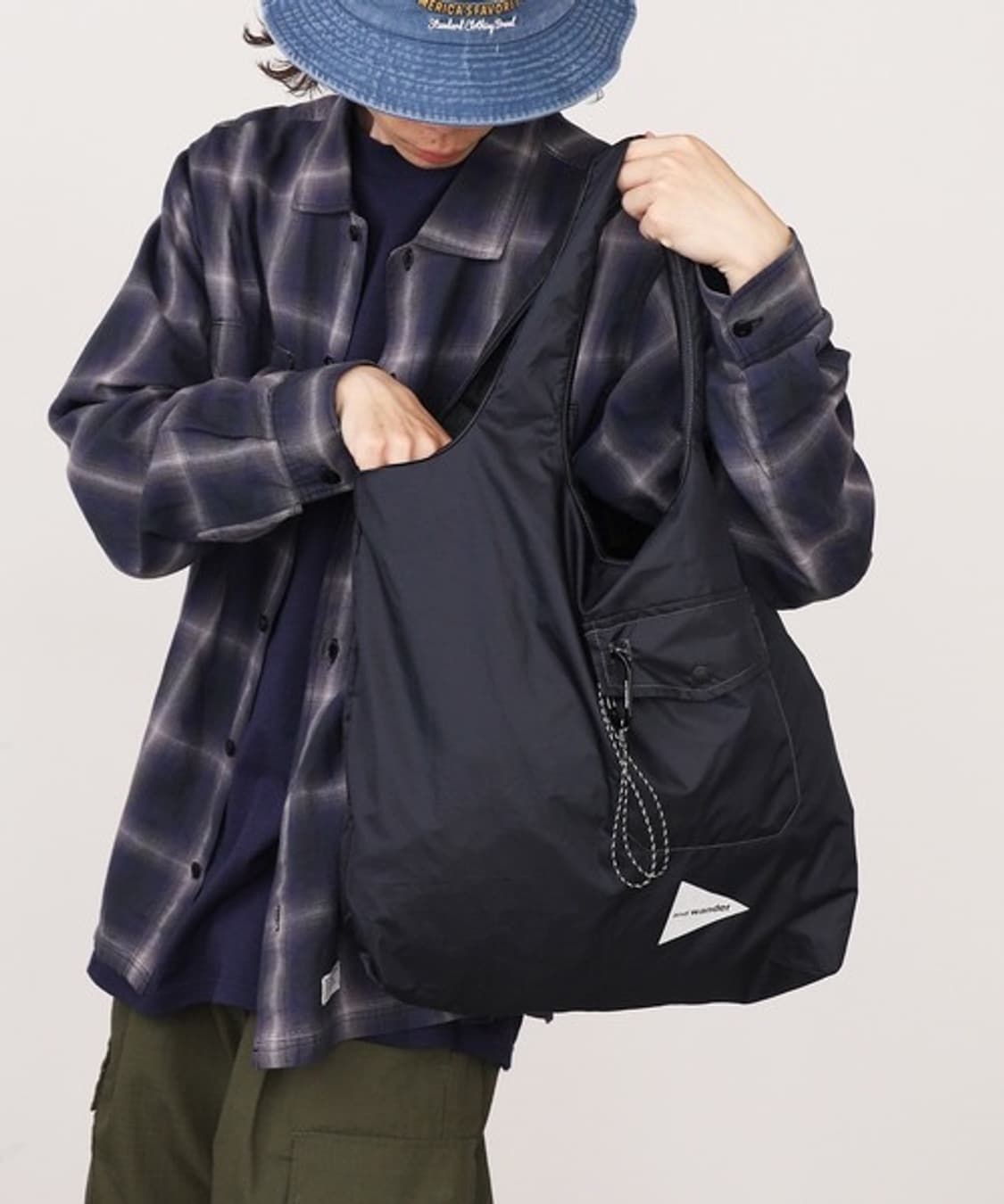 앤드원더 그로서리 포캣 백 블랙(✨새상품) 상품이미지1