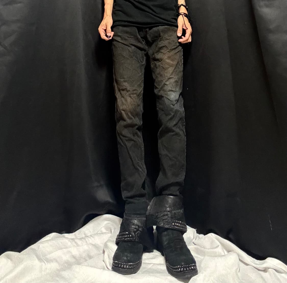 “Semantic Design” Black straight pants 상품이미지2