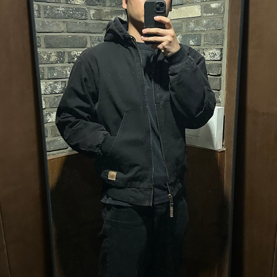 M) BERNE USA 빈티지 워크웨어 액티브 후드집업 자켓 상품이미지9