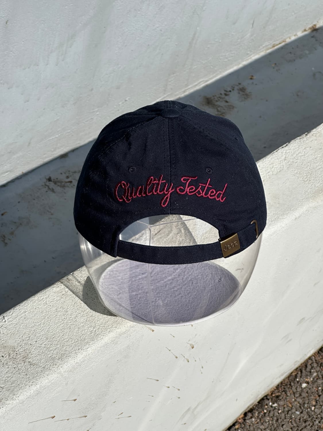 [F] Jeep 지프 빈티지 다크네이비 볼캡 모자 상품이미지4