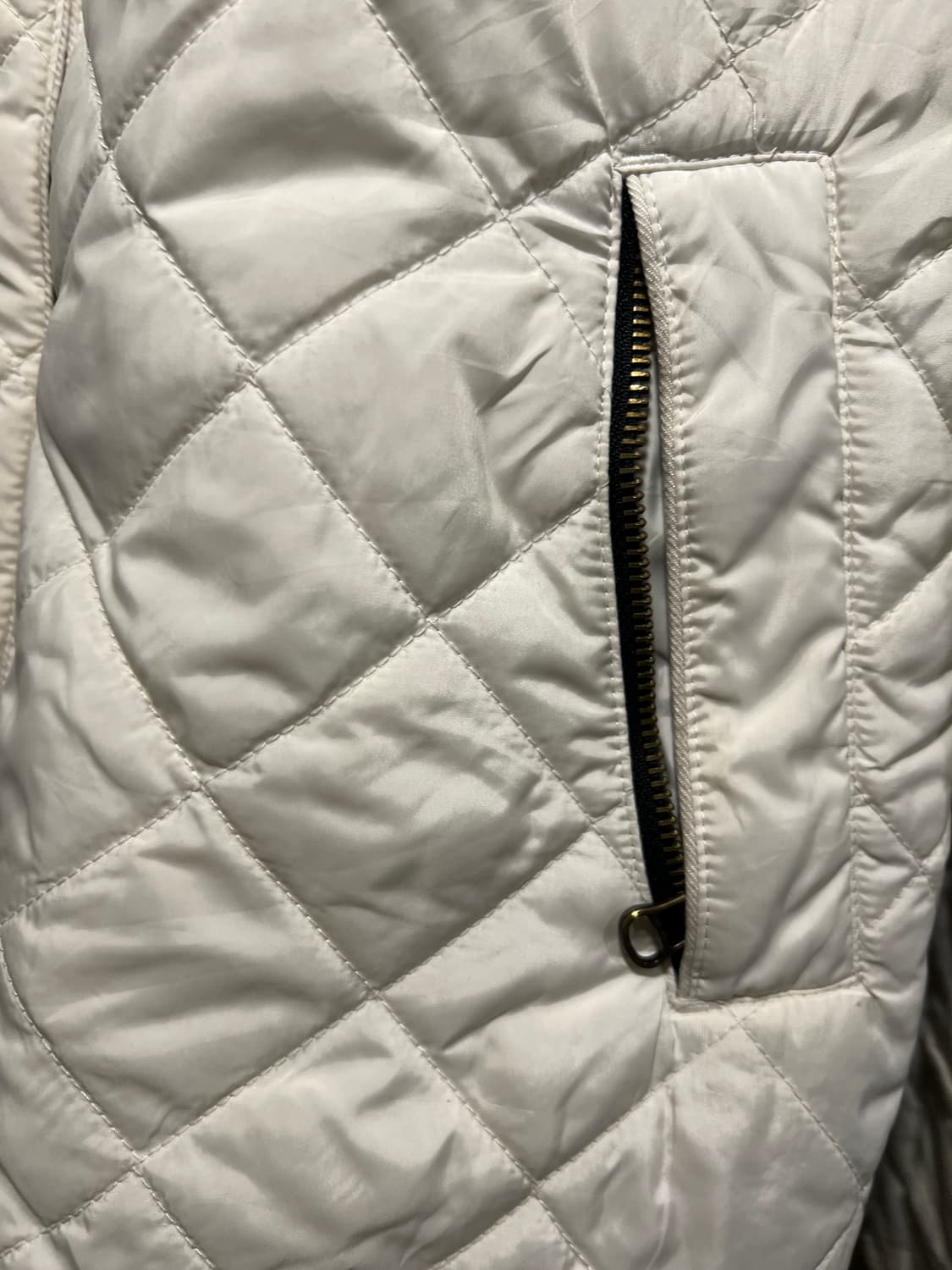 [M]폴로 랄프로렌 우먼스 화이트 퀼팅 자켓 상품이미지4