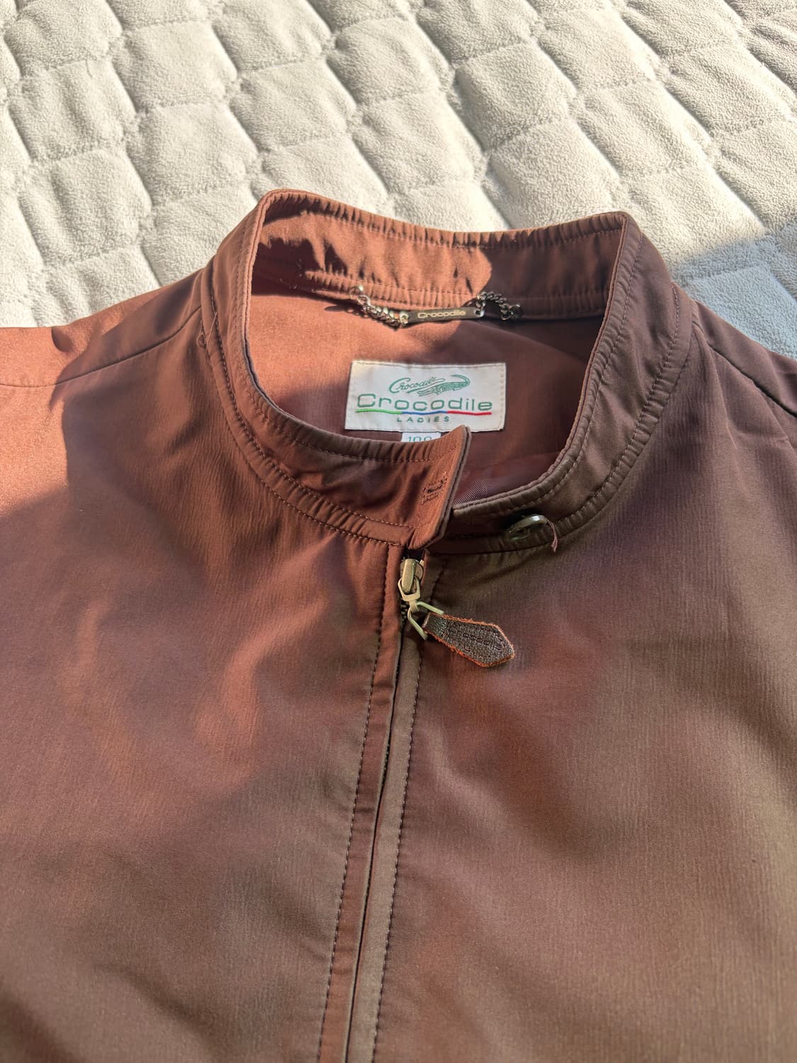 빈티지 라코스테 베이지 블루종 상품이미지2