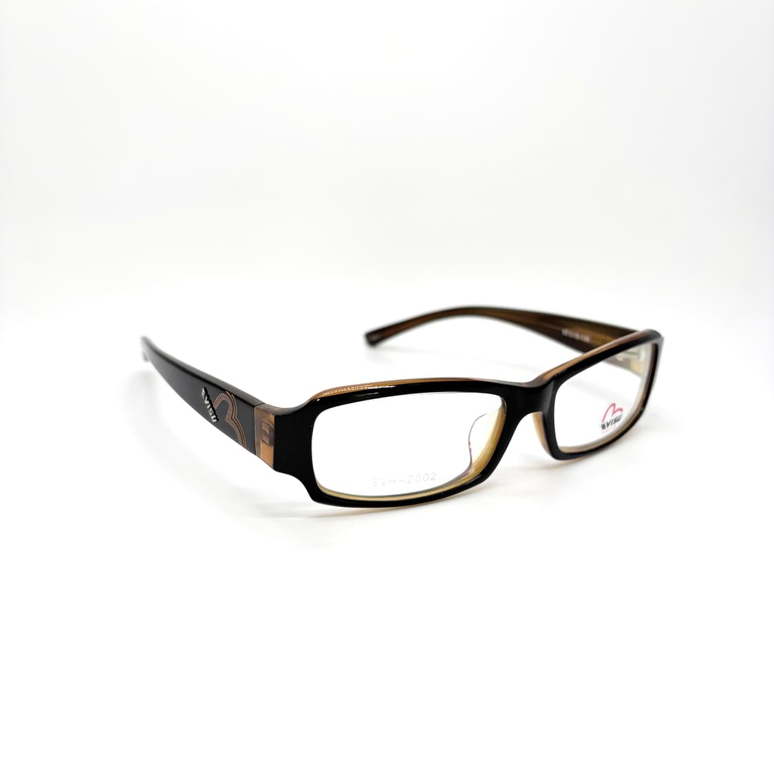 EVISU 에비수 블랙 스퀘어 빈티지 뿔테 상품이미지2