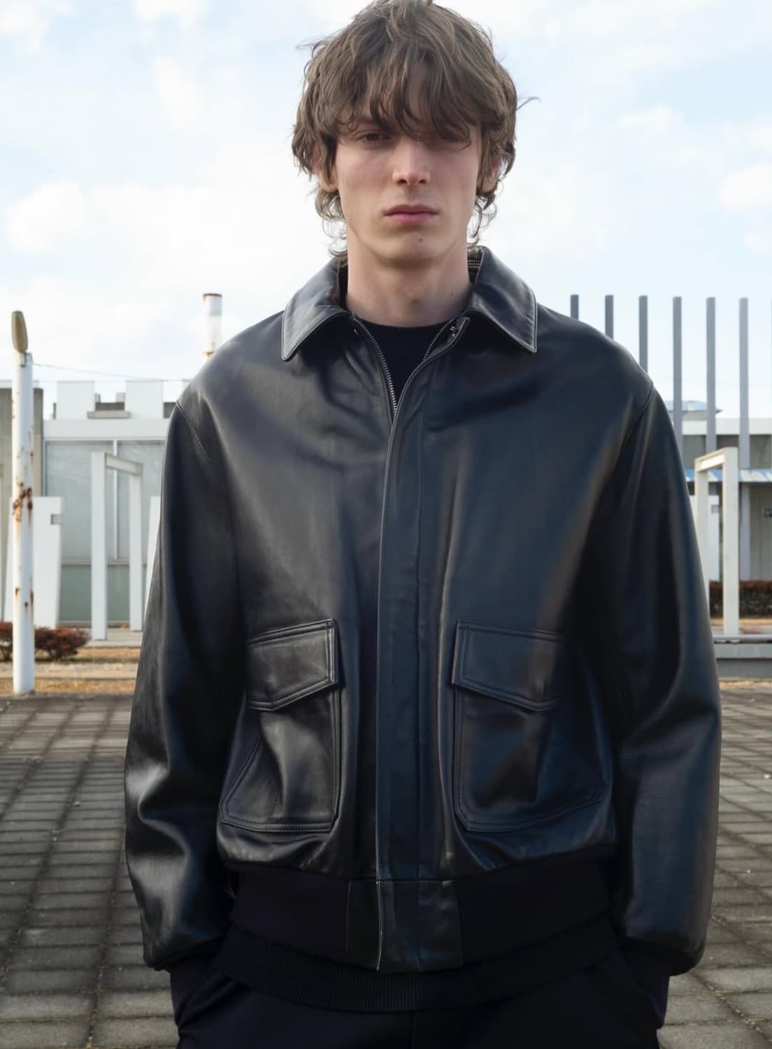 Loeff / A-2 레더자켓 다크브라운 / M 상품이미지4