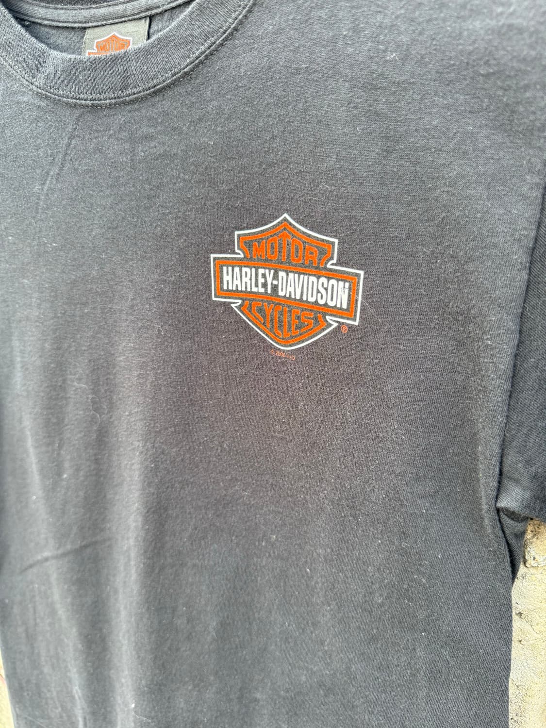 할리데이비슨 빈티지 2010 헤인즈 프린팅 반팔 티셔츠 상품이미지5