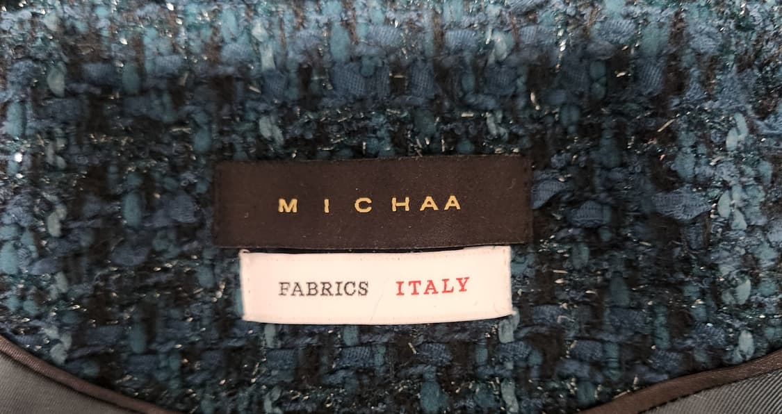 미샤 트위드 자켓  블루 44 23SS 상품이미지7