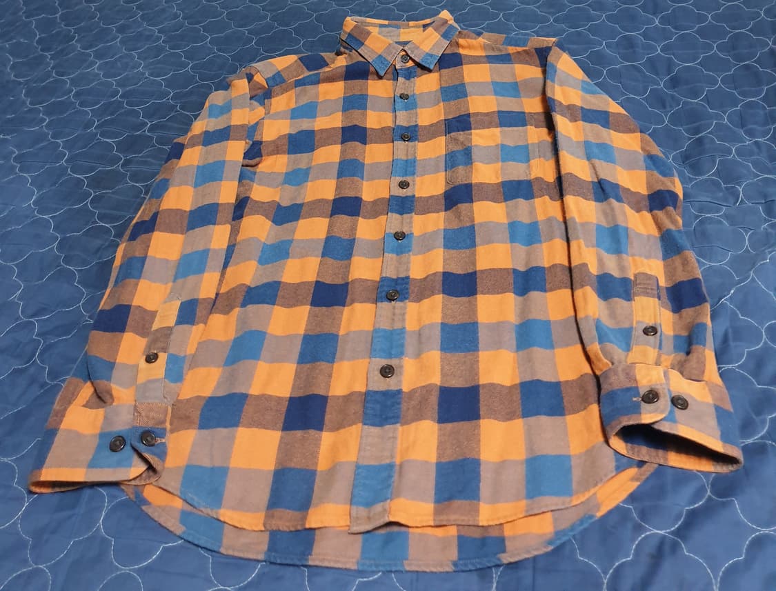 유니클로 플란넬 체크셔츠 (L) 상품이미지1