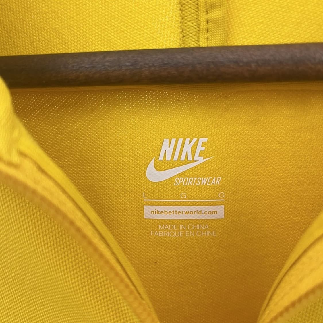 나이키 Y2K 90's 옐로우 머스타드 져지 집업 L C09959 상품이미지5