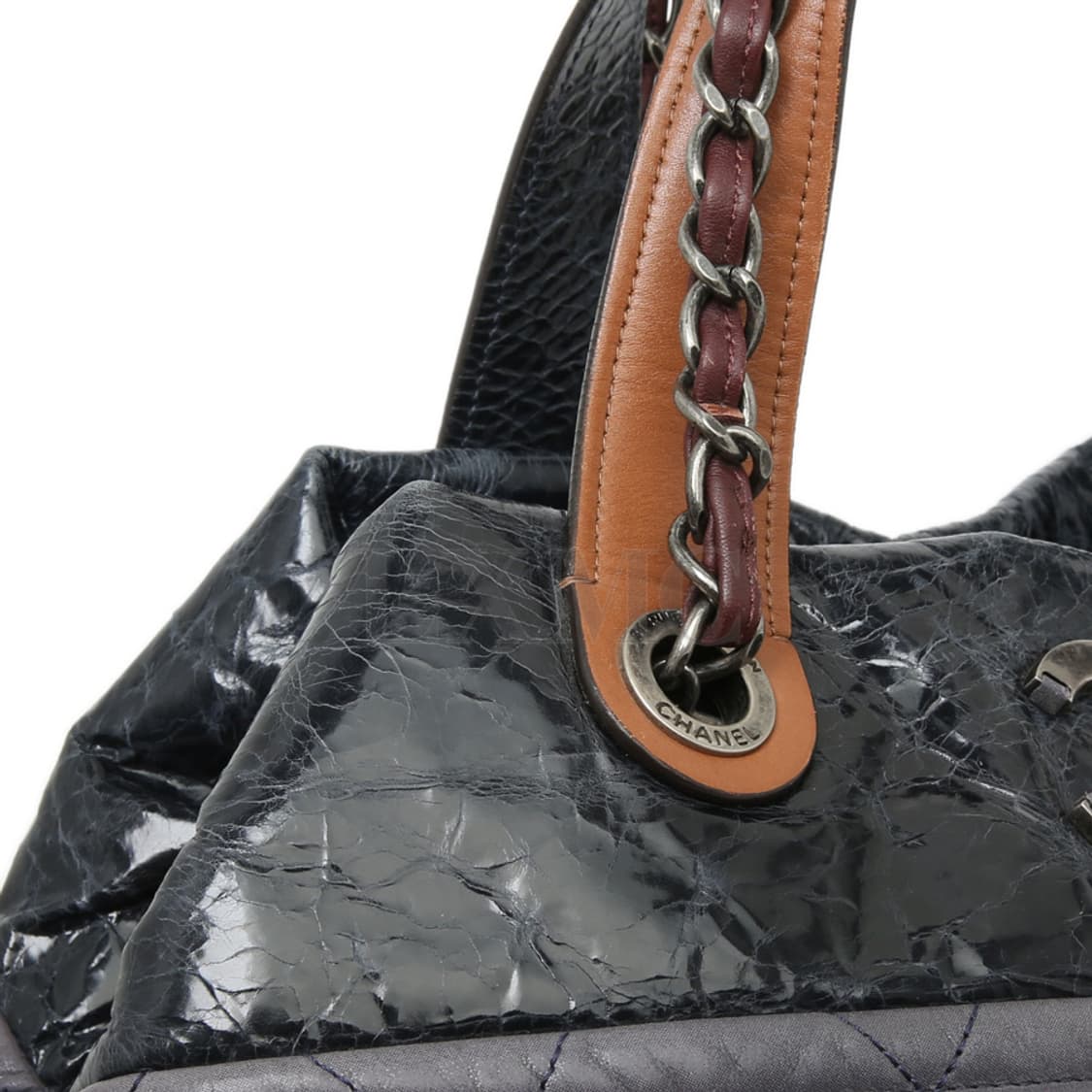 샤넬 인더믹스 체인 숄더 토트 보스턴백 A49682 상품이미지5