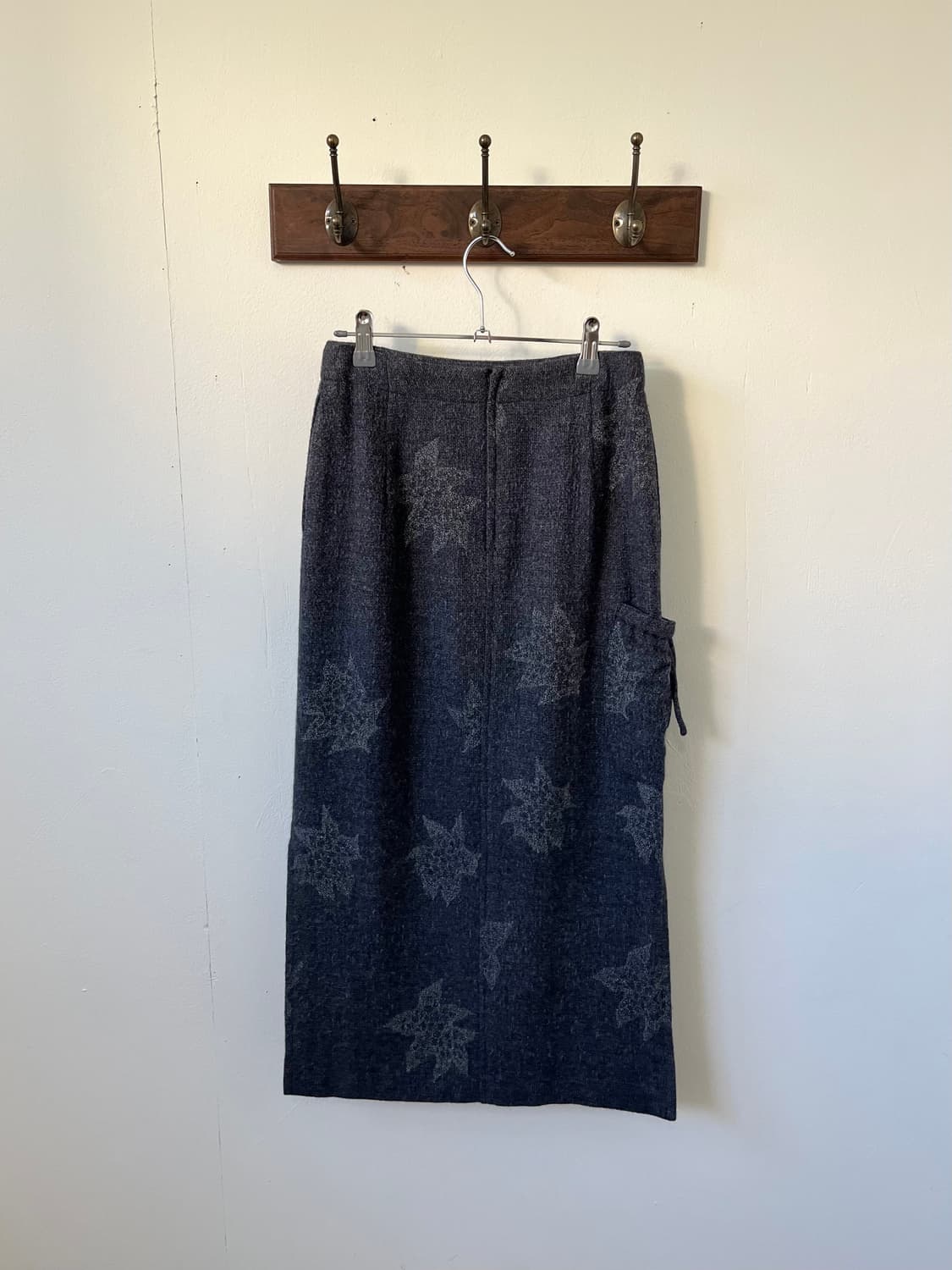 KOOS 로브 밴딩 울 스커트 상품이미지3