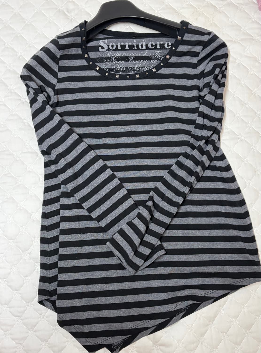 스트라이프 롱 슬리브 큐빈티지 일본빈티지 상품이미지2