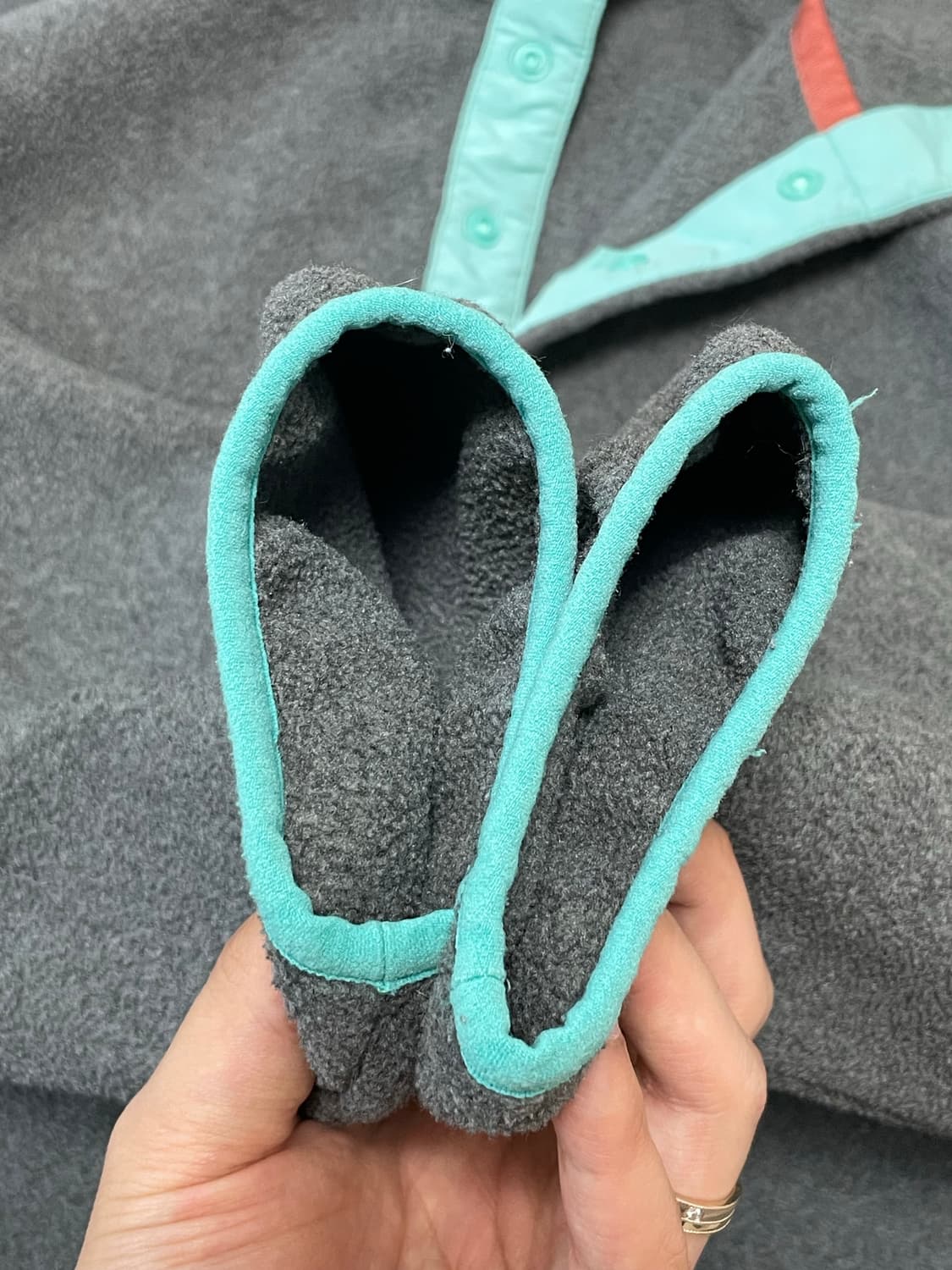 Patagonia synchilla 빈티지신칠라 그레이 민트 상품이미지4