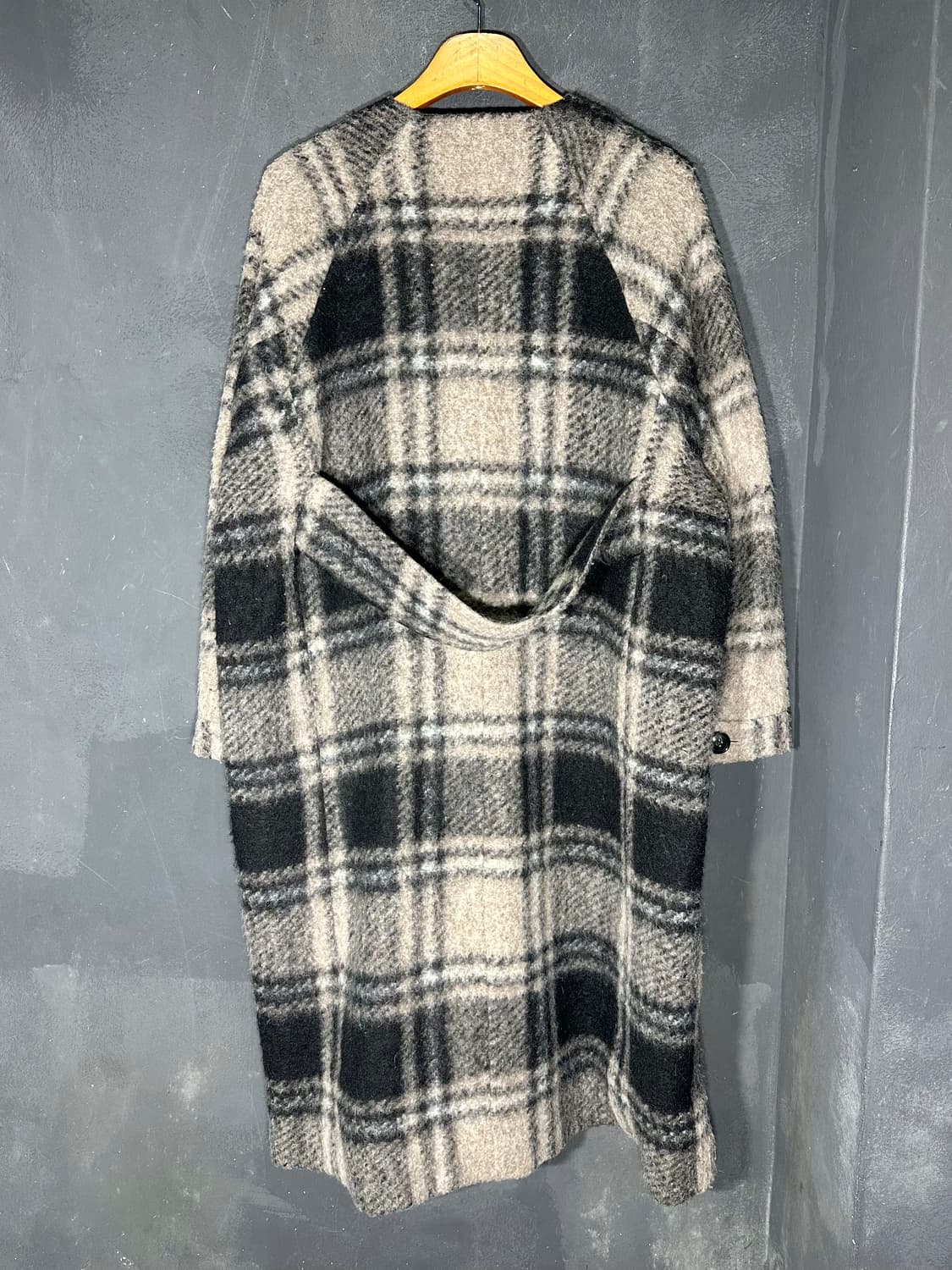 빔즈보이 체크 코트 (XL) 상품이미지4