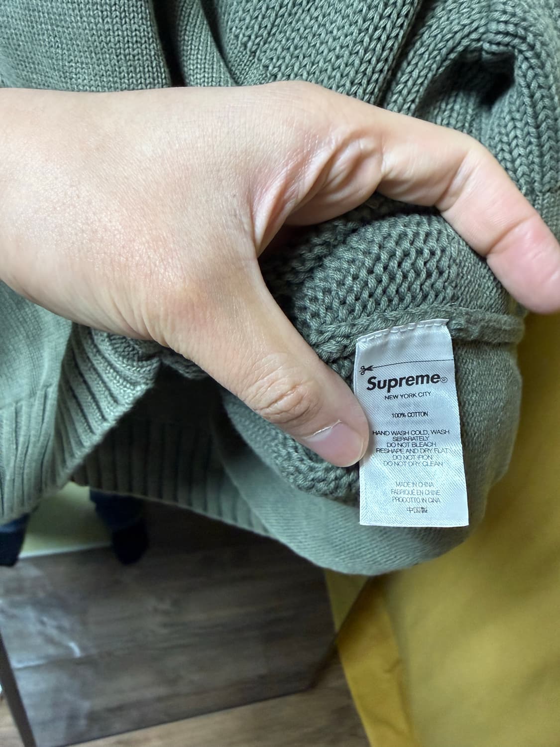 슈프림 스프라이트 스웨터 라이트 스몰박스로고XL 상품이미지3