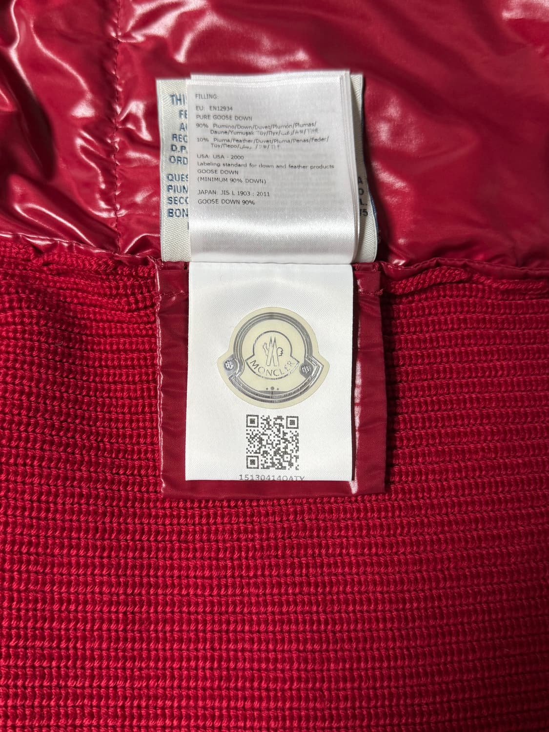 몽클레어 삼선 니트패딩 M 상품이미지6