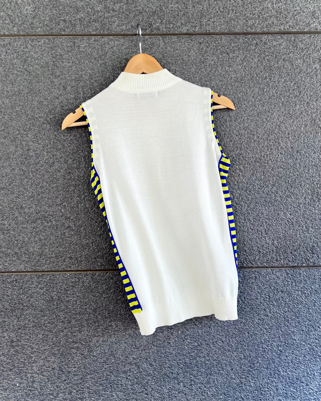 90s 빈티지 자수 슬리브리스 니트 베스트 조끼 자켓 상품이미지9