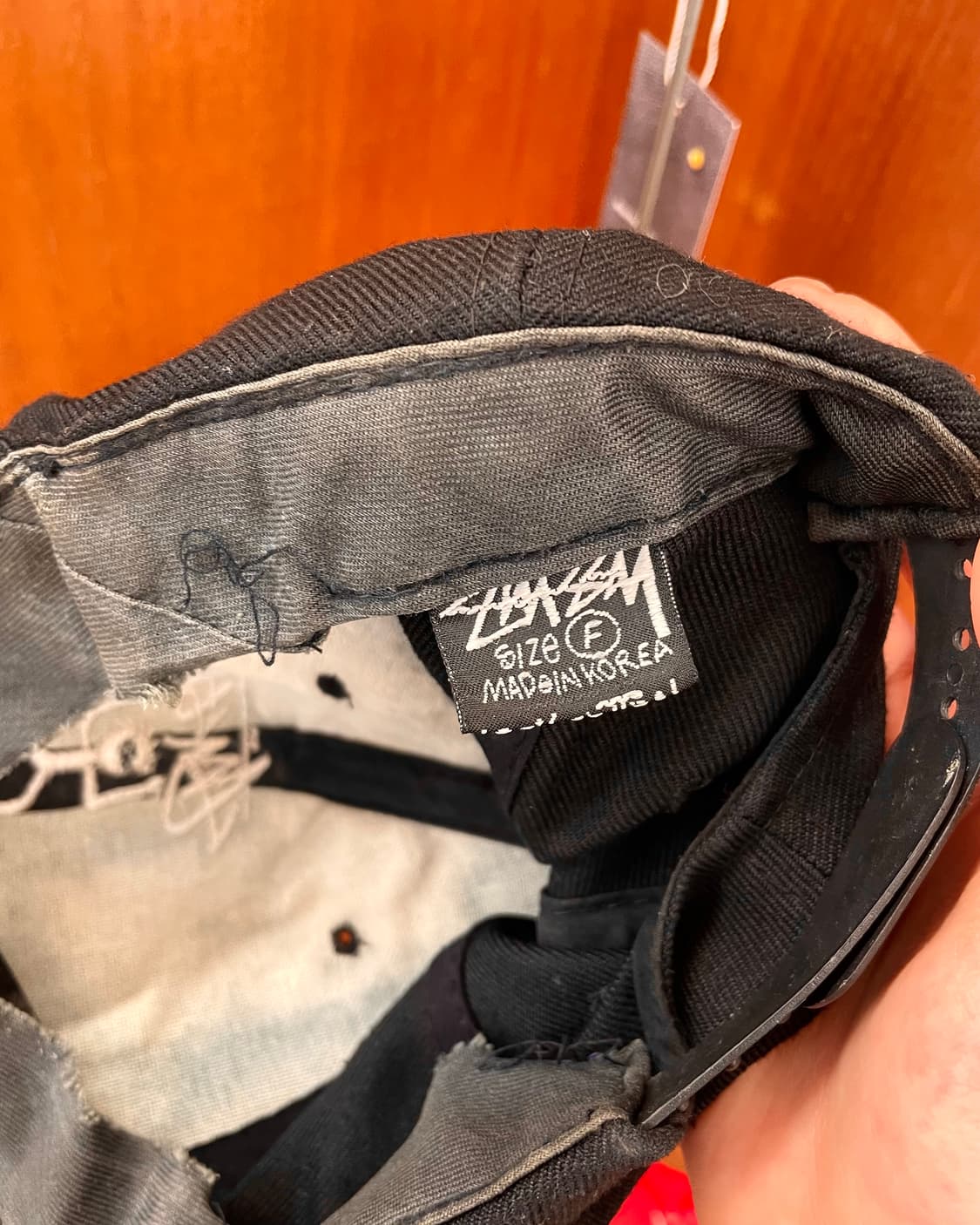 90s 스투시 Made in Korea 케이브맨 캡 상품이미지6