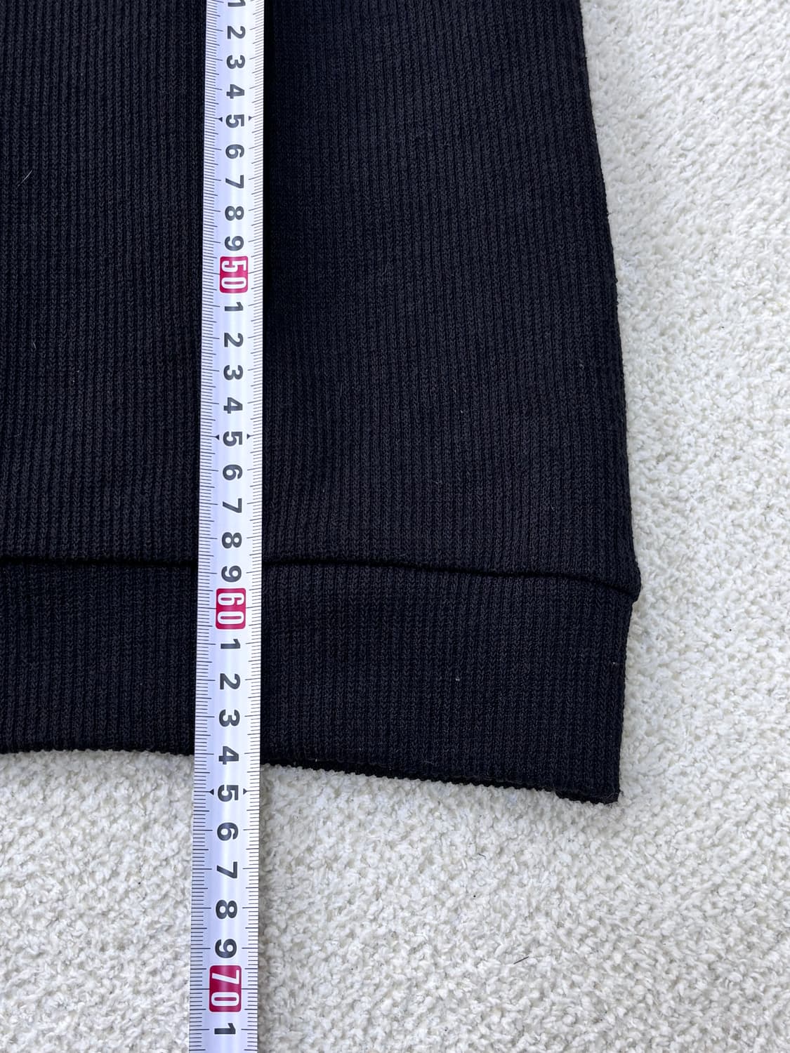 실측확인 빈티지 남성용 브이넥 니트 조끼 0305E 상품이미지3