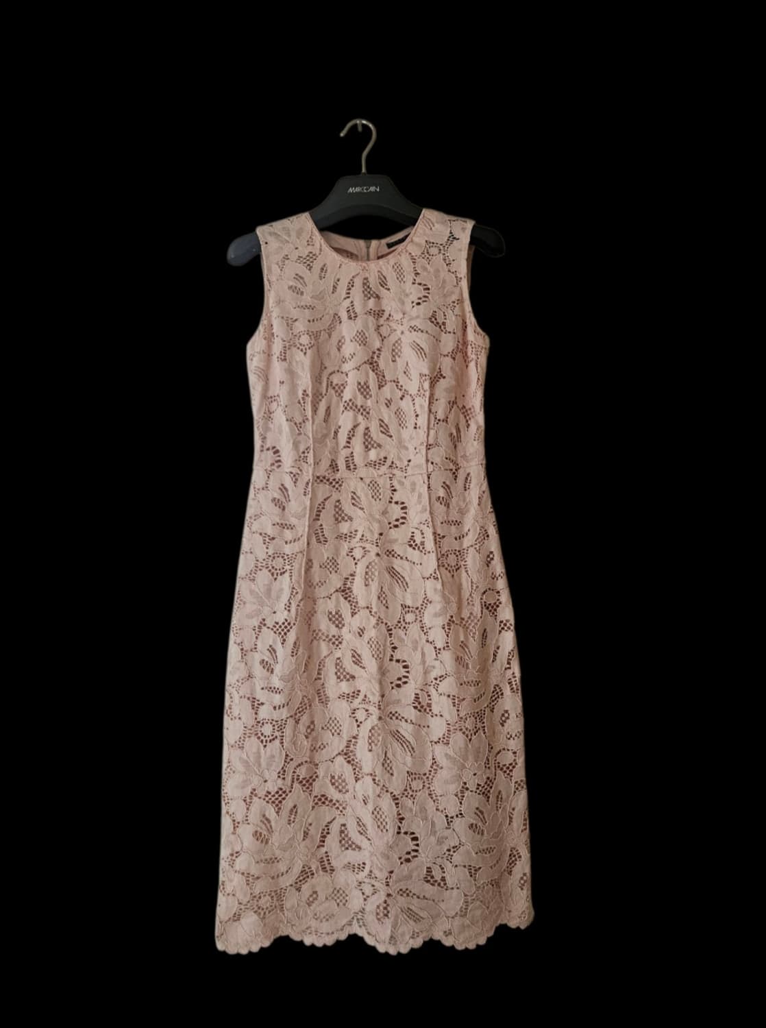 시슬리 핑크 플라워 자수 러블리 민소매 미디원피스 55 상품이미지5