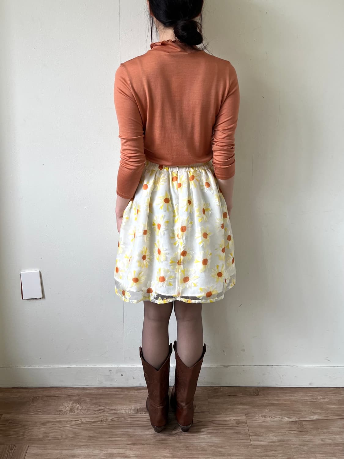 INGNI 플라워 쉬폰 미니 스커트 상품이미지9