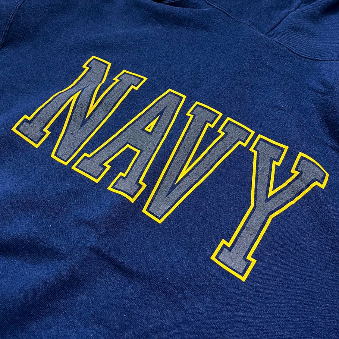 소피 80~90' 네이비 프린팅 후드티 상품이미지7