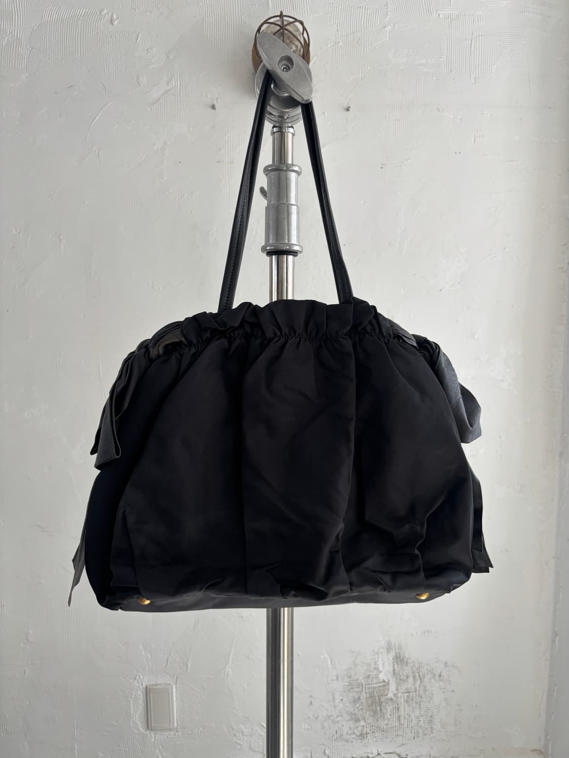 Prada 프라다 파이톤 프린트 나일론 숄더백  상품이미지5