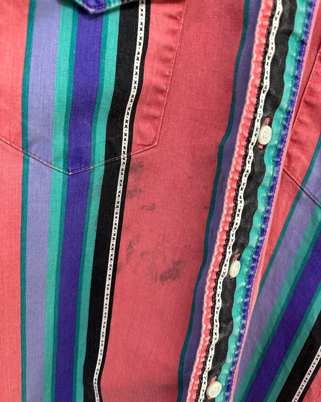 (2XL)90'S WRANGLER 반팔 셔츠-M2253 상품이미지3