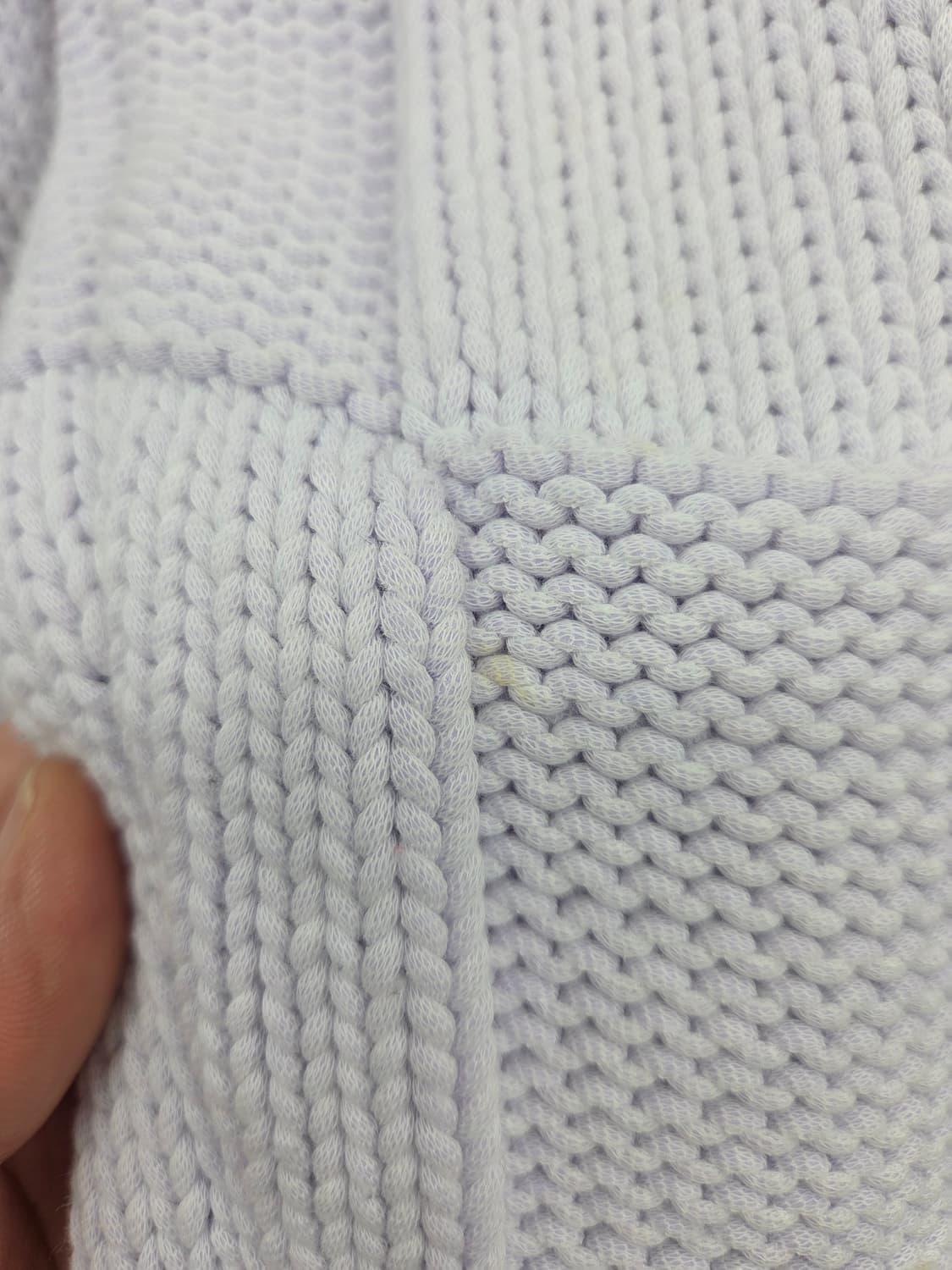 XS 22SS 가니 스마일로고 체커보드 가디건 니트 스웨터 상품이미지6