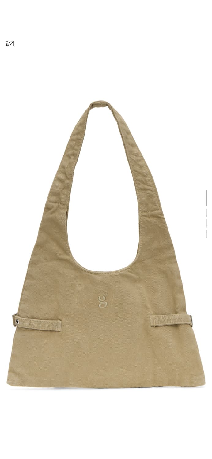니콜 데님 토트백 베이지 상품이미지2