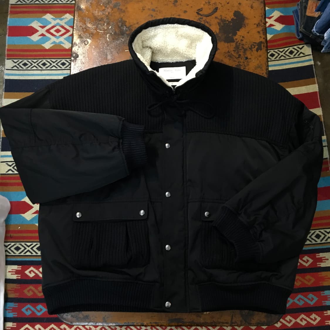 마뗑킴 블랙 맥시 오버핏 푸퍼 패딩 점퍼 여성 프리사이즈 상품이미지5