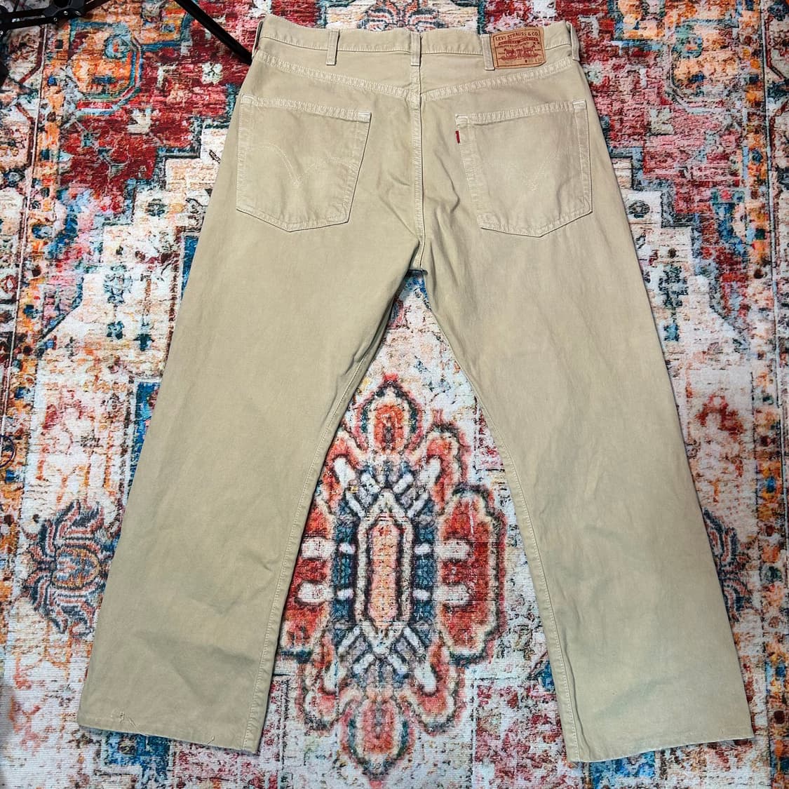 [34] 00s 리바이스 501 베이지 데님 팬츠 상품이미지2